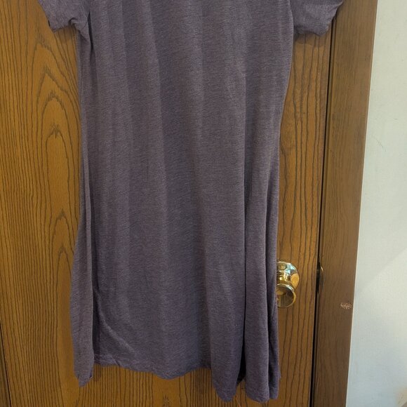 Urban Smalls "Life is Better with a Dog" Short Sleeve Lavender Dress- Girl's 16Y - Picture 4 of 4